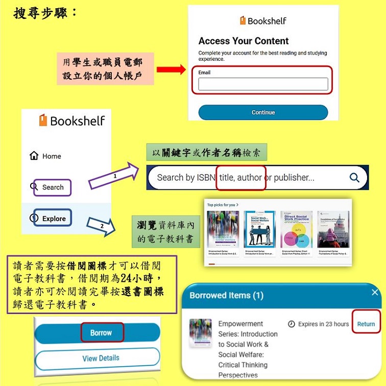 搜尋步驟: 「聖智學習」電子教科書