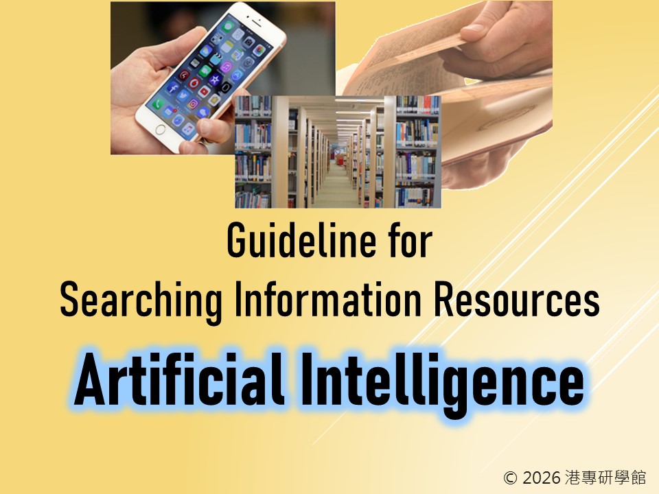 Guideline for Searching Information Resources - AI